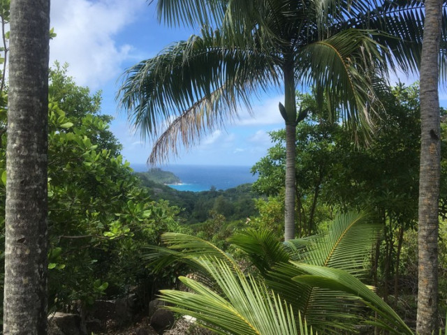 Private 3,862 m² Lot with Spectacular Sea Views for Sale on La Digue Island, Seychelles
