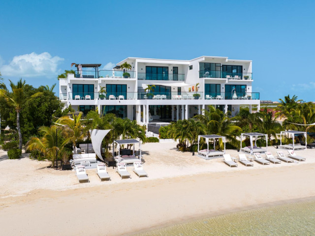 Premier 10 Bedroom Beachfront Trophy  Estate for Sale in Turtle Tail, Turks & Caicos