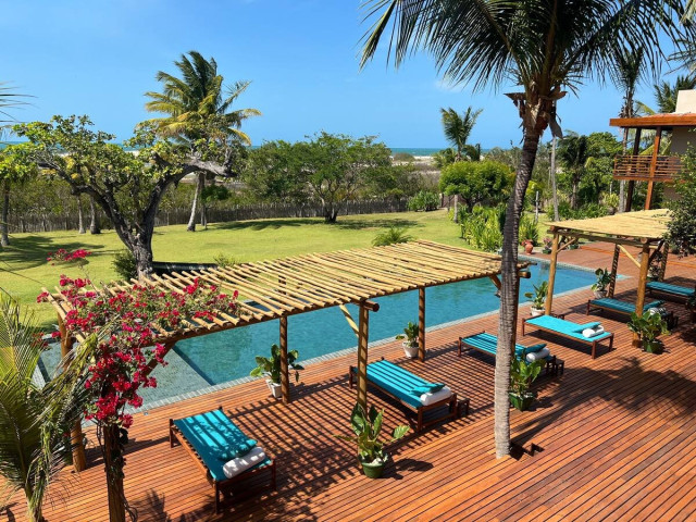 Incredible 9 Suite Luxury Beachfront Tropical Wilderness Villa for Sale in Jericoacoara, Brazil