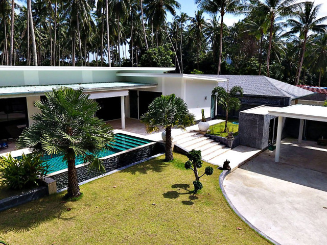 Modern 3 Bedroom Tropical Pool Villa in Lamai, Koh Samui