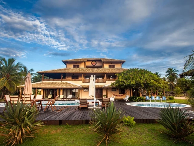 Exclusive 6 Suite Luxury Beachfront Coconut Oasis Retreat on 30 Hectare Parcel for Sale in Bahia, Brazil