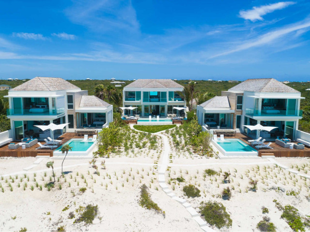 Gorgeous 15 Bedroom Private Beach Club Residence on Long Bay Beach, Turks & Caicos