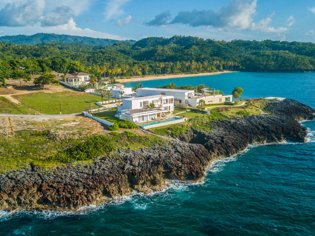 Semi-Complete 4 Bedroom Luxury Oceanfront Villa for Sale in Gated Community of Cap El Limon, Dominican Republic