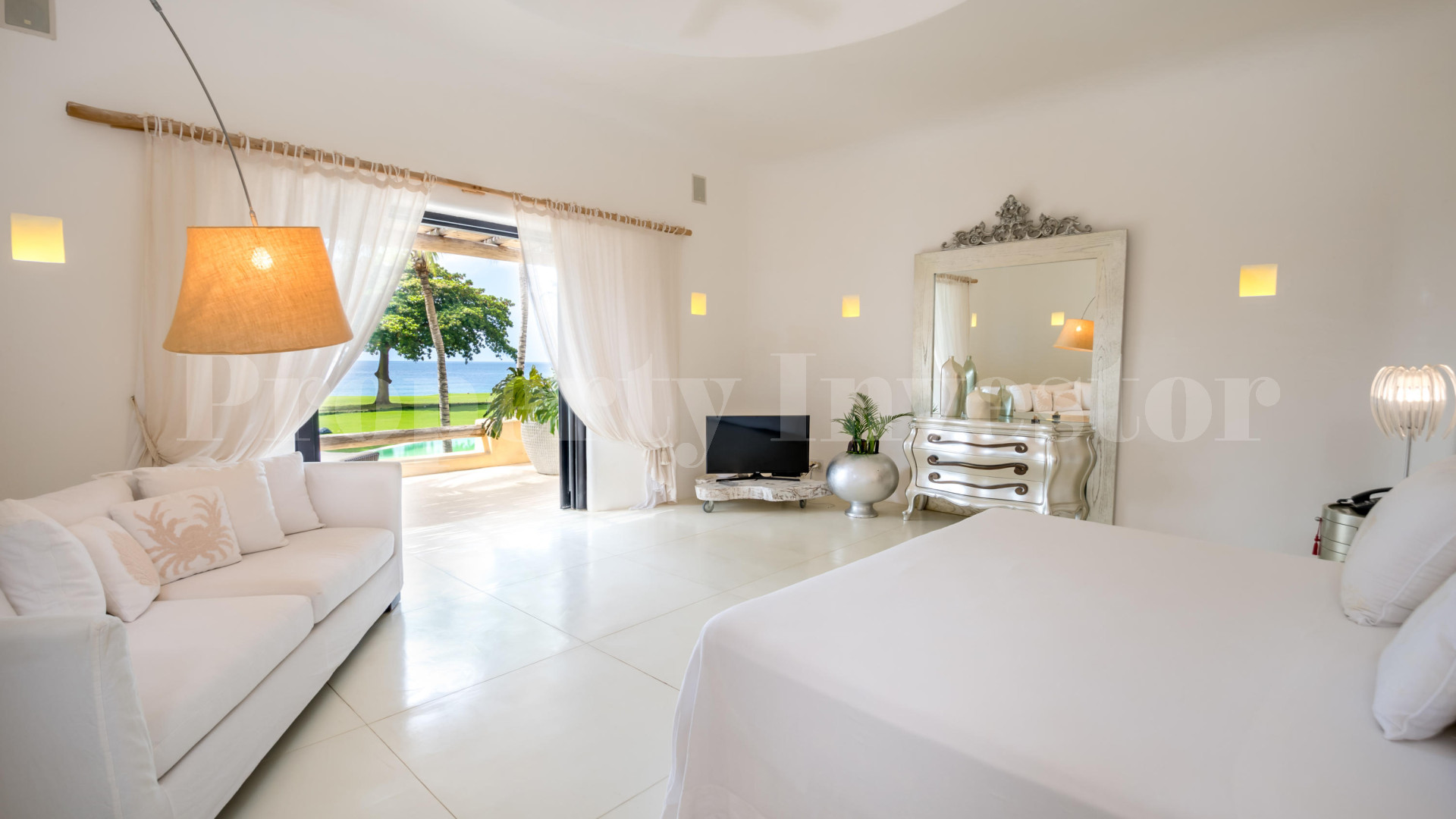 Unique 5 Bedroom "Organic" Luxury Oceanfront Villa with Amazing Ocean & Golf Views for Sale in Casa de Campo, the Dominican Republic