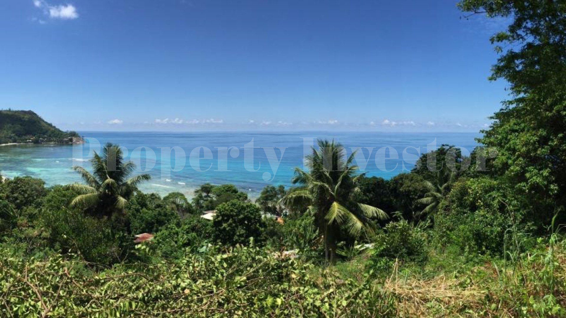 Breathtaking 0.33 Hectare Panoramic Sea View Lot at Anse La Blague on Praslin Island, Seychelles
