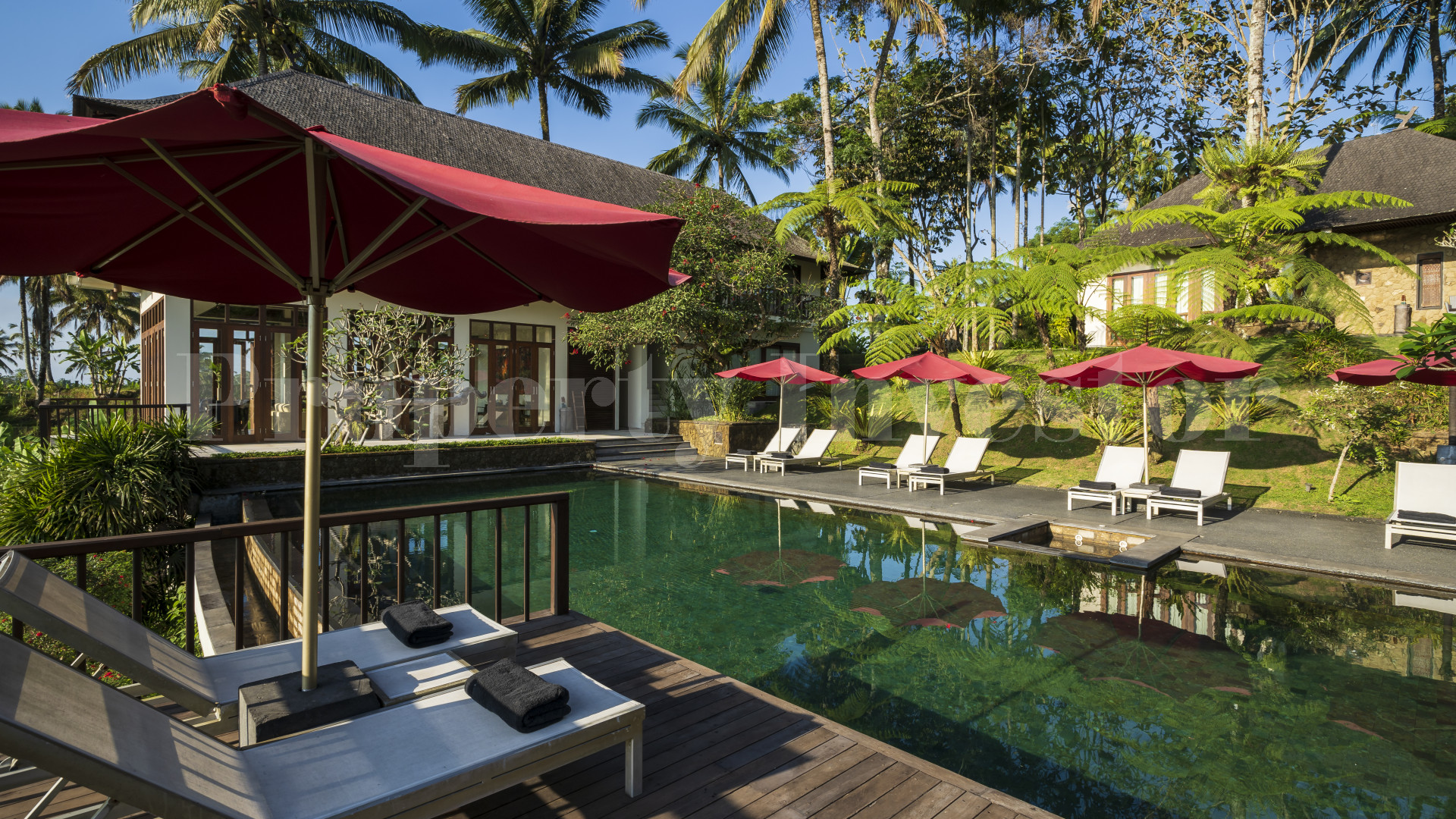 Несравненный дом на 6 спален с потрясающим видом на джунгли и долины на севере Убуда, Бали