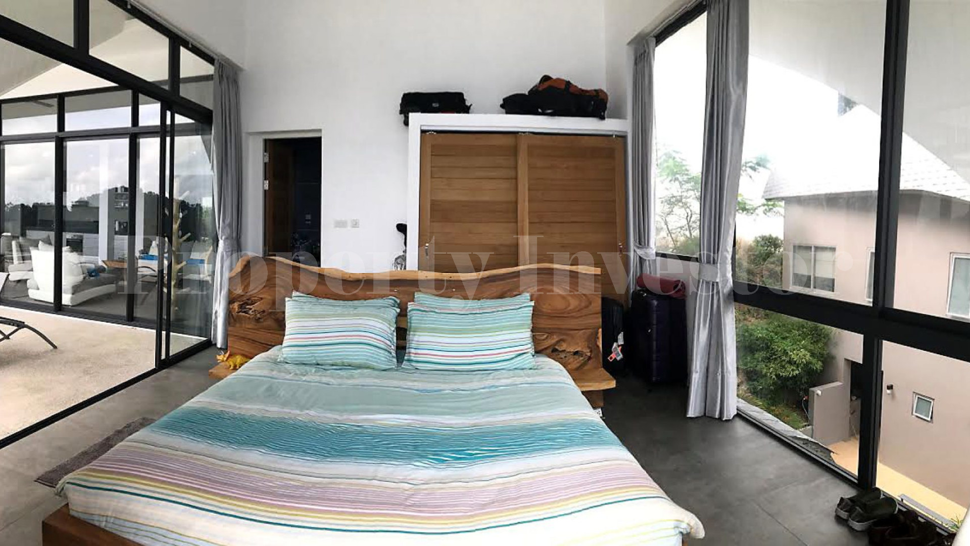 Вилла на 3 спальни с панорамным видом на море на Ко Самуи, Тайланд