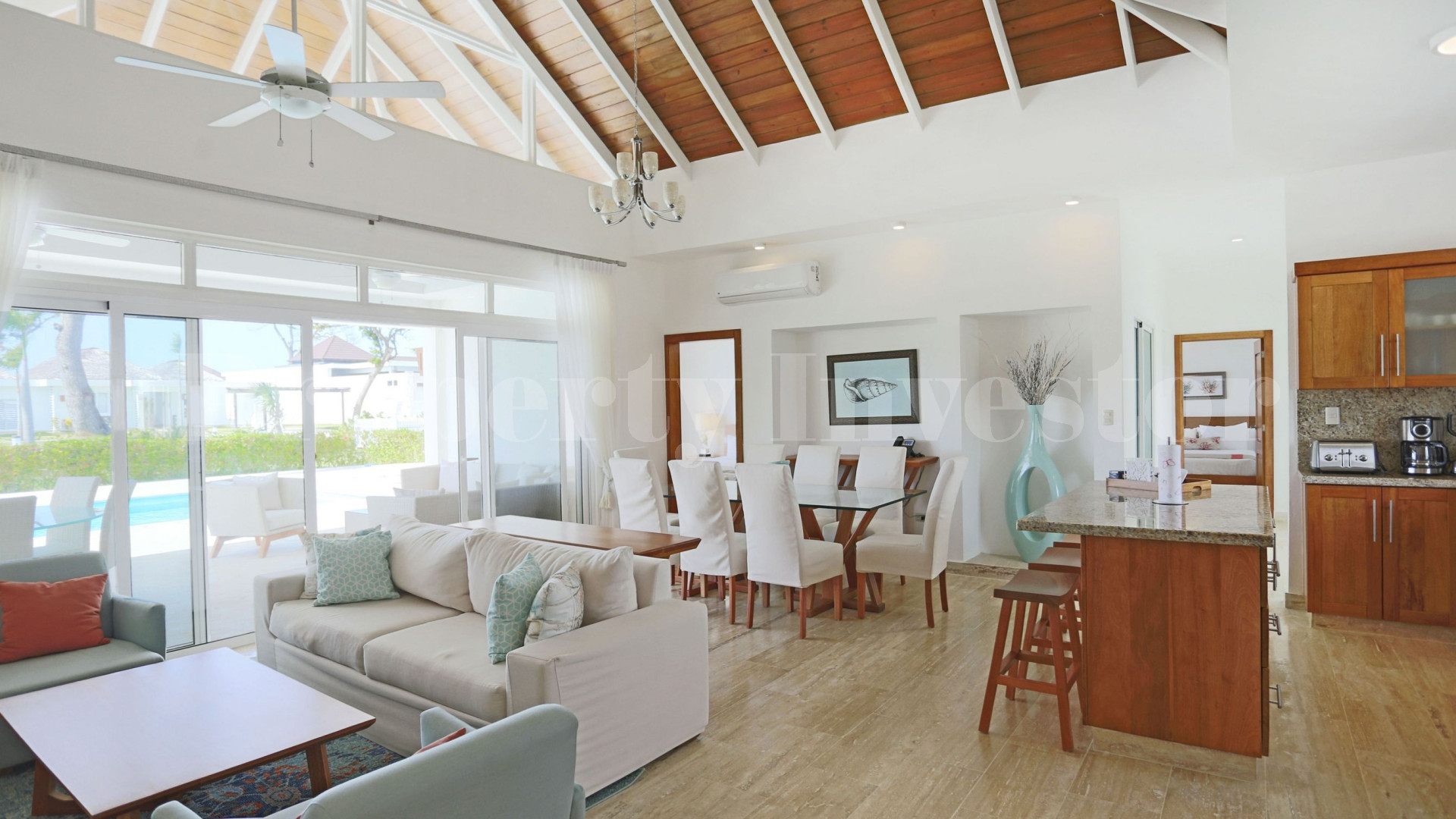 Вилла с 3 спальнями с видом на море в Доминиканской Республике с финансированием на 30 лет (Вилла 17)