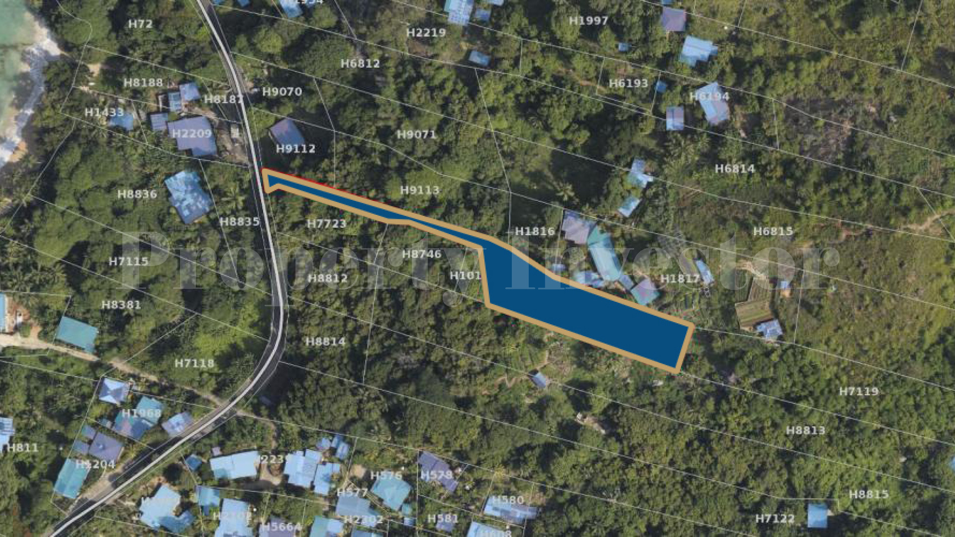 Over 2,000+ m² Lot with the Perfect Location for a Residential Development for Sale in Glacis, North Mahé