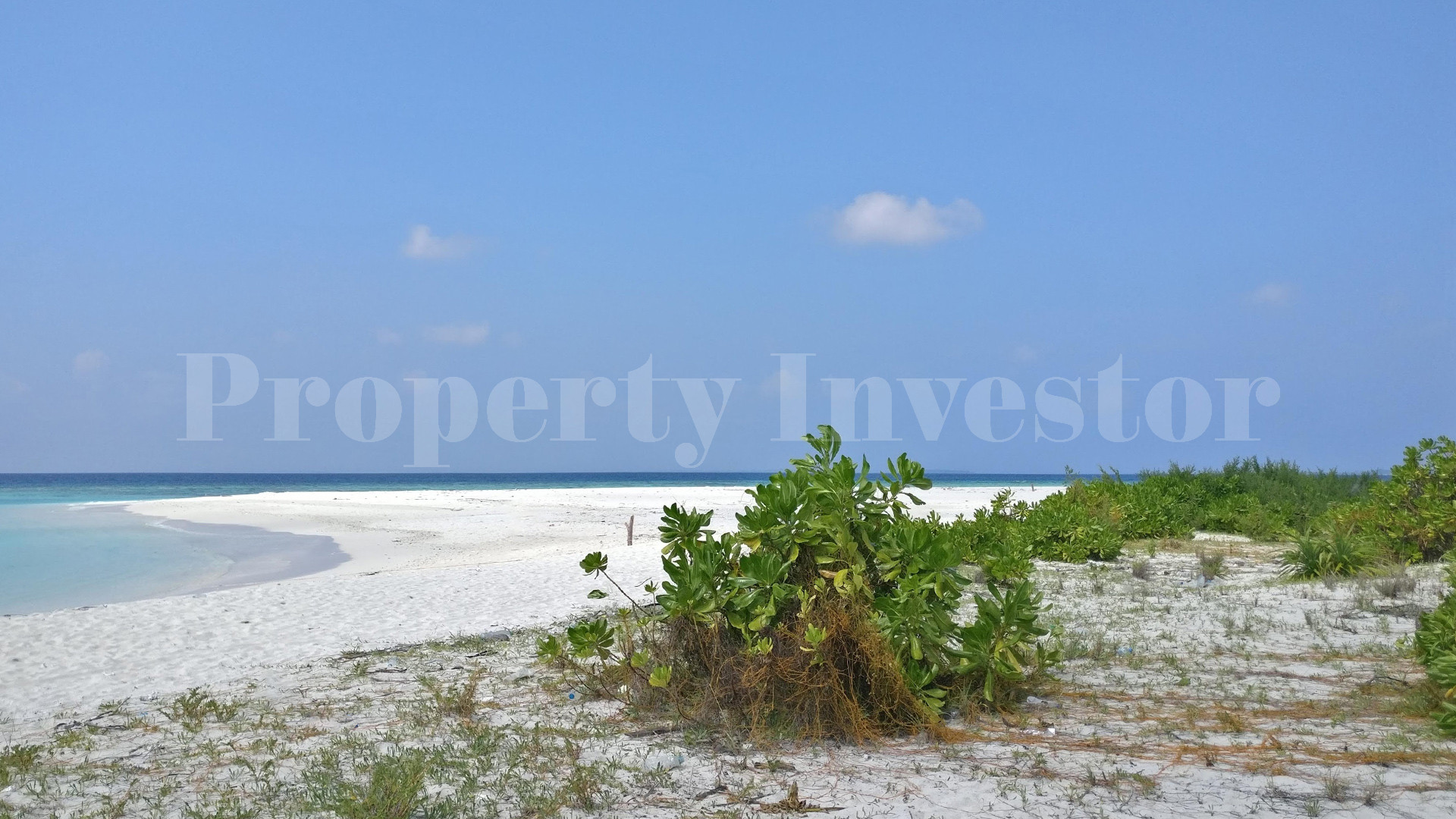 Райский частный нетронутый остров 17 гектаров под коммерческое развитие на Мальдивах