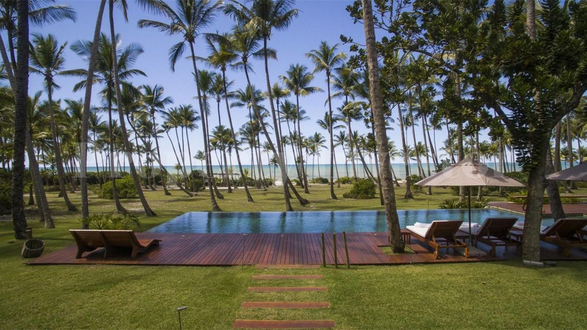 Jaw Dropping 6 Bedroom Luxury Beachfront Villa with 100 Metres of Beach Frontage for Sale in Trancoso, Brazil