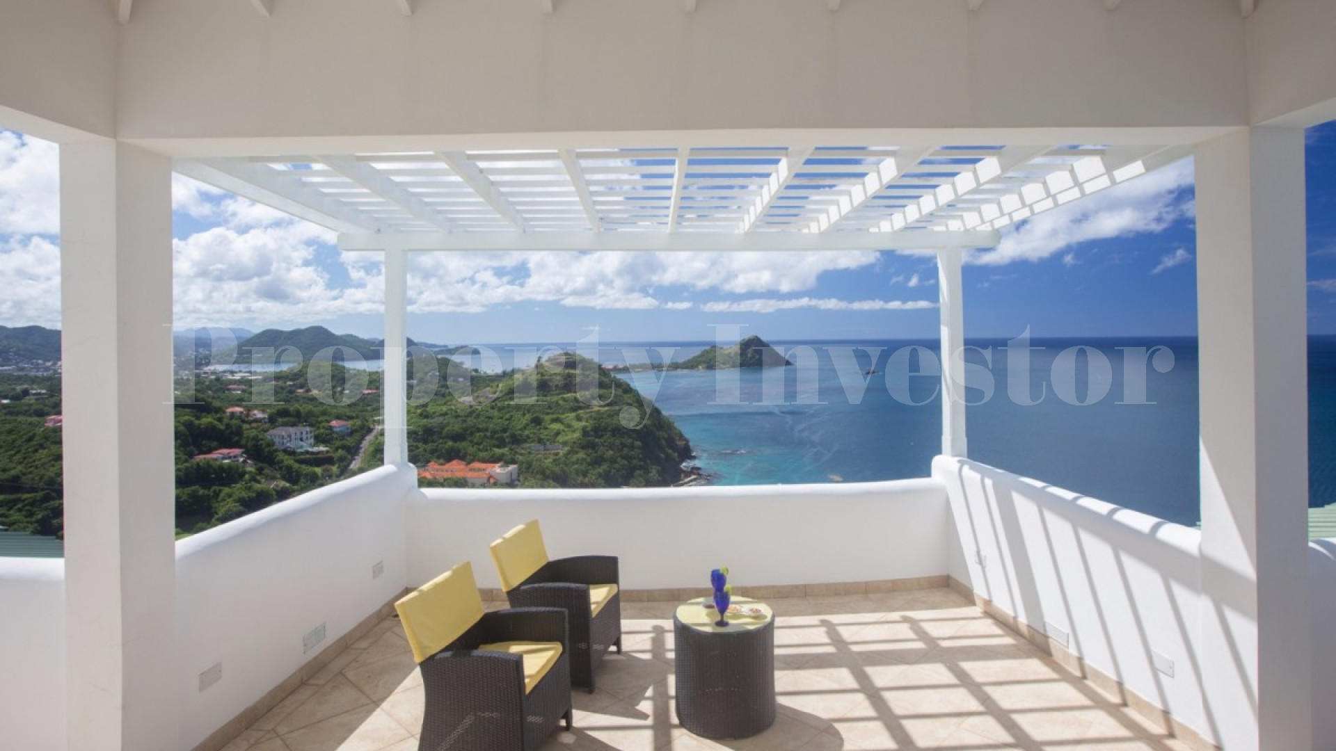 Изумительная дизайнерская вилла с 6 спальнями на холме в St Lucia