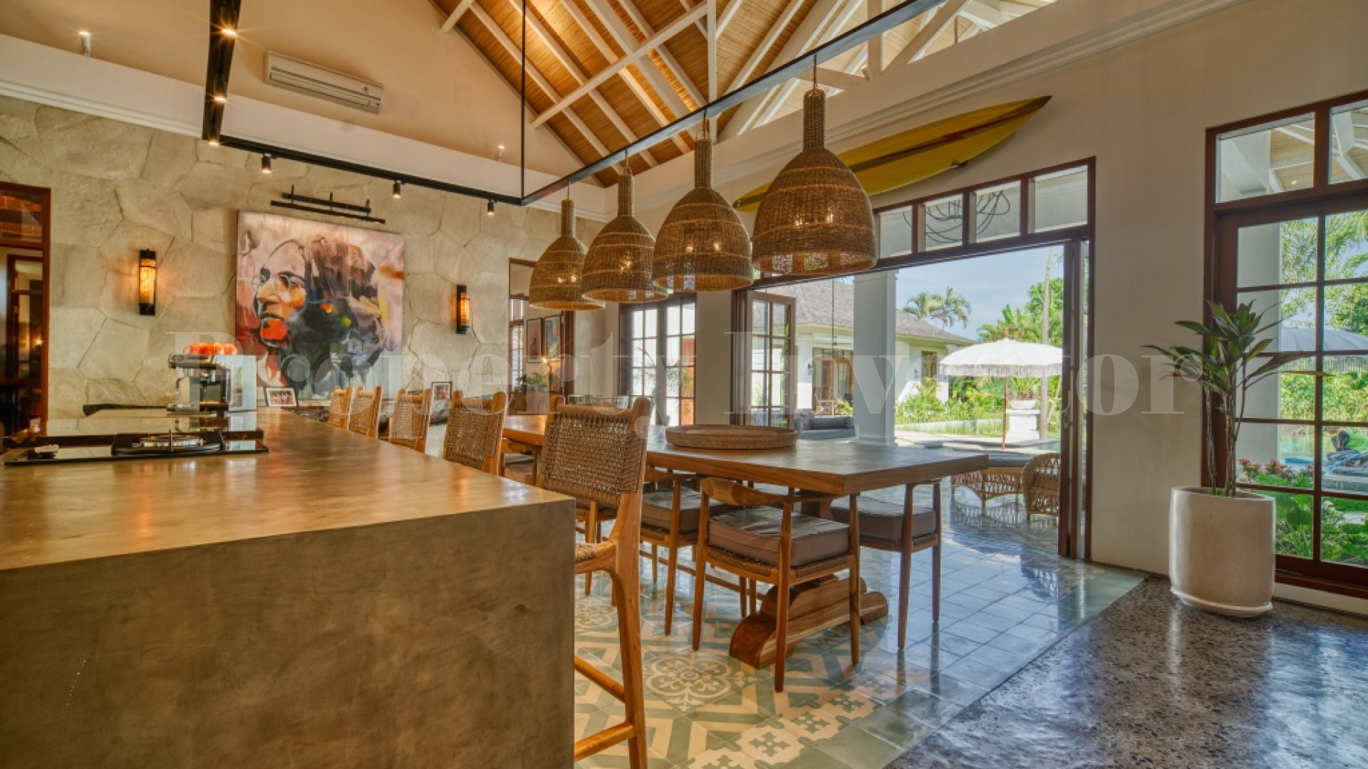 Brand New 4-5 Bedroom Luxury Colonial Beachside Residence for Sale in Seseh, Bali