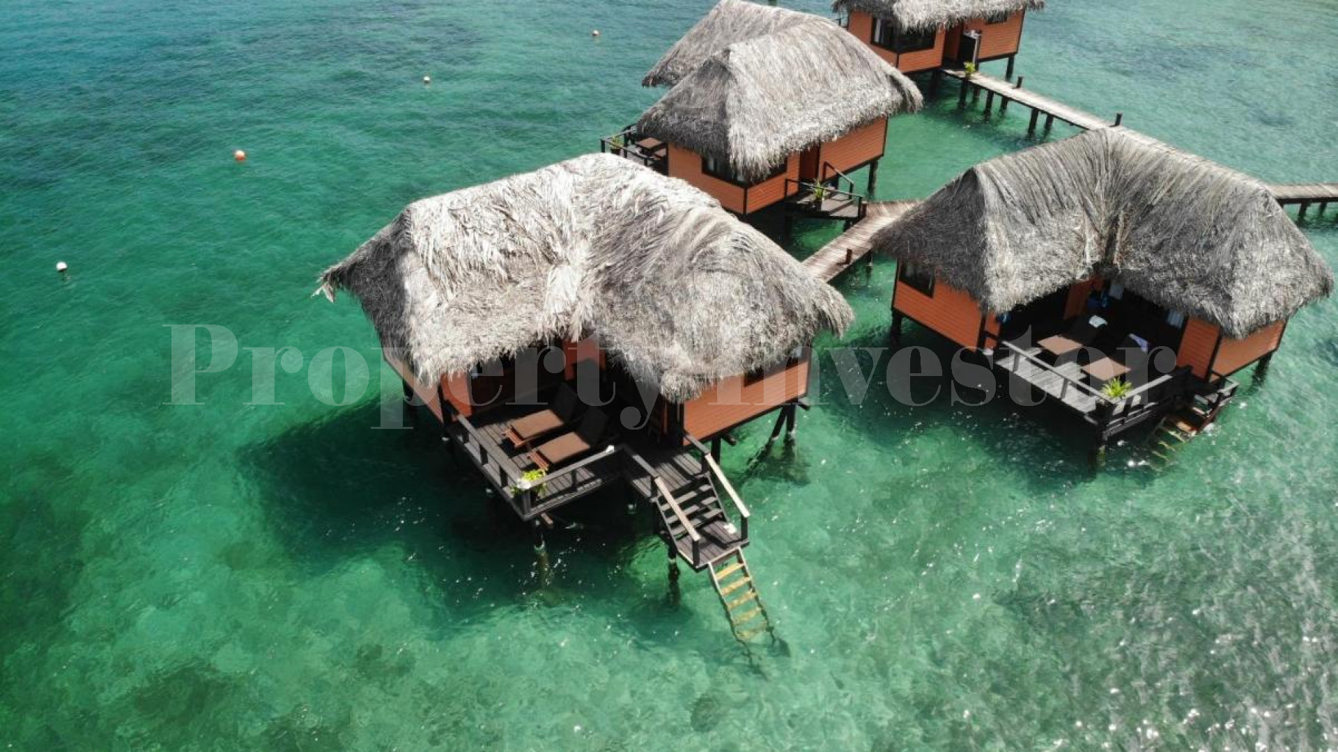 5.6 Acre Boutique Overwater Bungalow Eco-Resort & Nature Reserve for Sale in Bocas del Toro, Panama