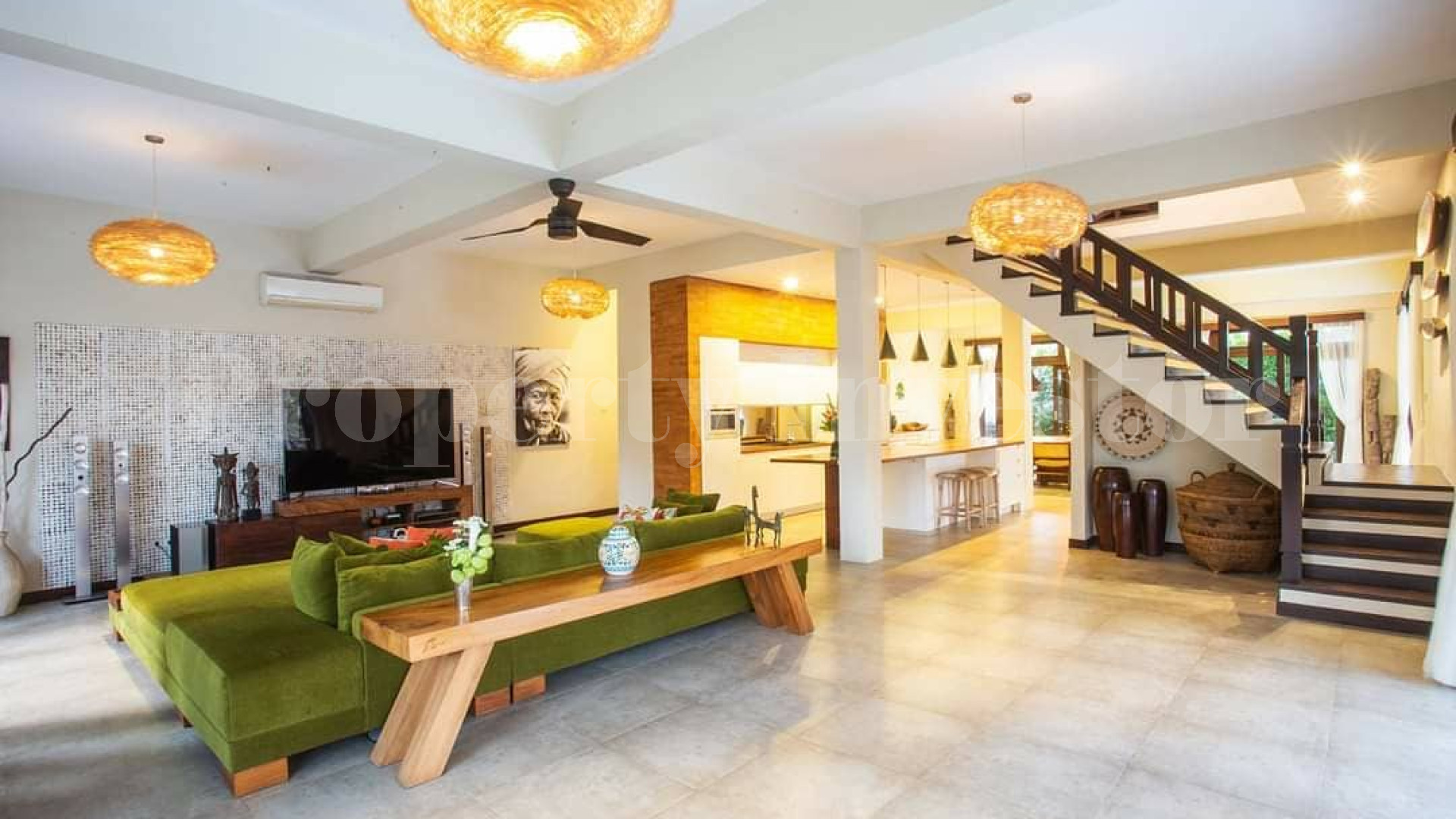 Spacious 7 Bedroom Contemporary Balinese Villa with Hotel License for Sale in Cemagi, Bali