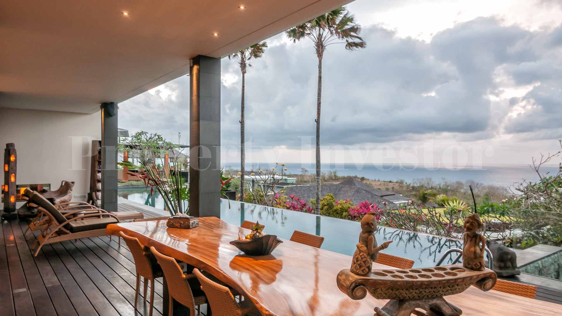 Stunning 7 Bedroom Luxury Villa with 180° Degree Panoramic Ocean Views for Sale in Pandawa, Bali