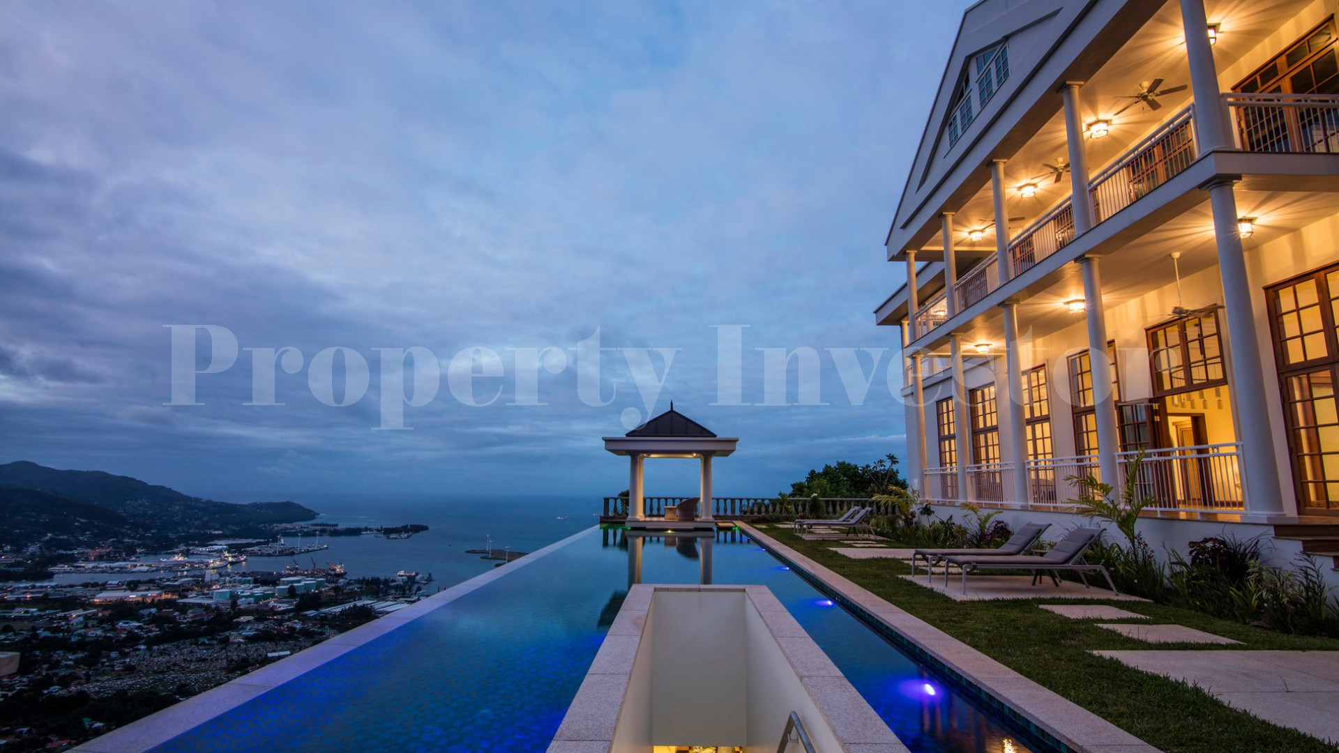 Unbelievable 6 Bedroom Private Hilltop Villa with Incredible Ocean Views for Sale in Mahé, Seychelles