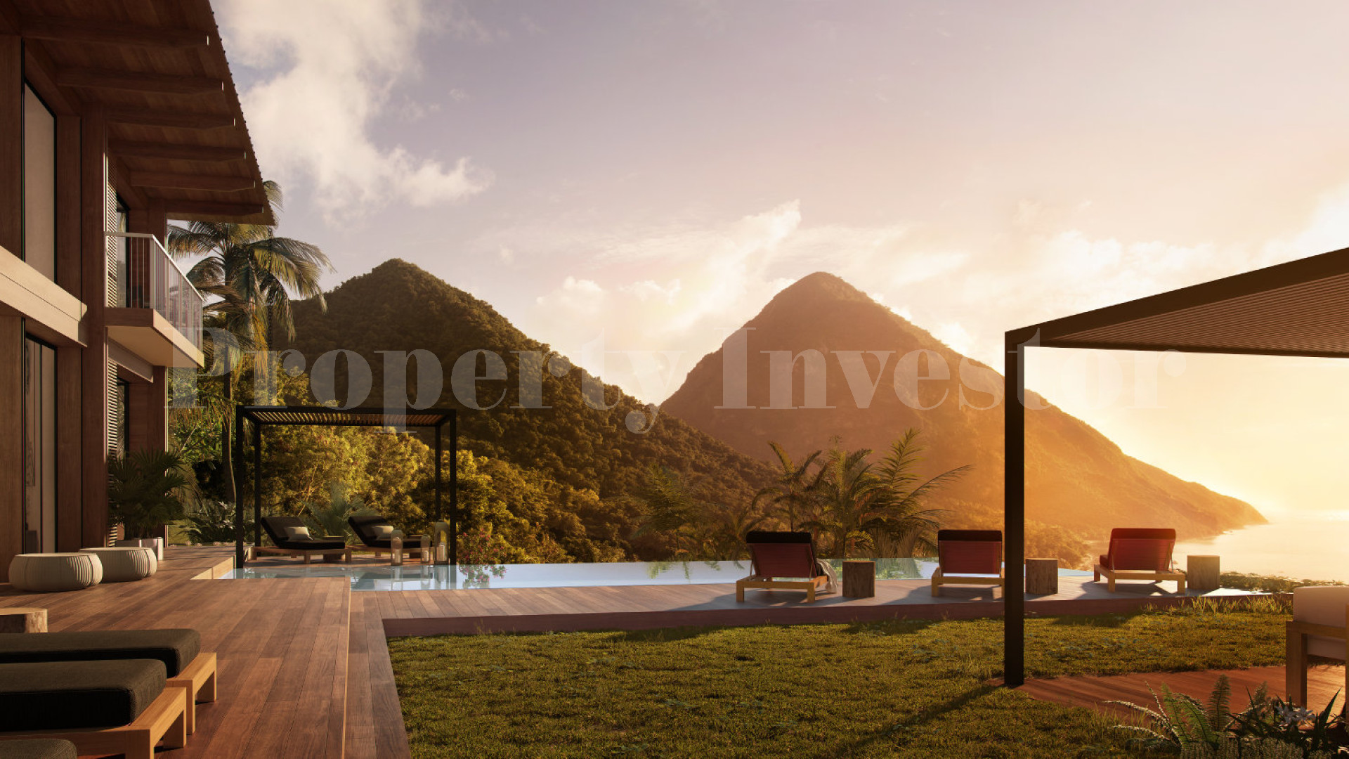 4 Bedroom Ultra-Luxury Hillside Homes in Saint Lucia