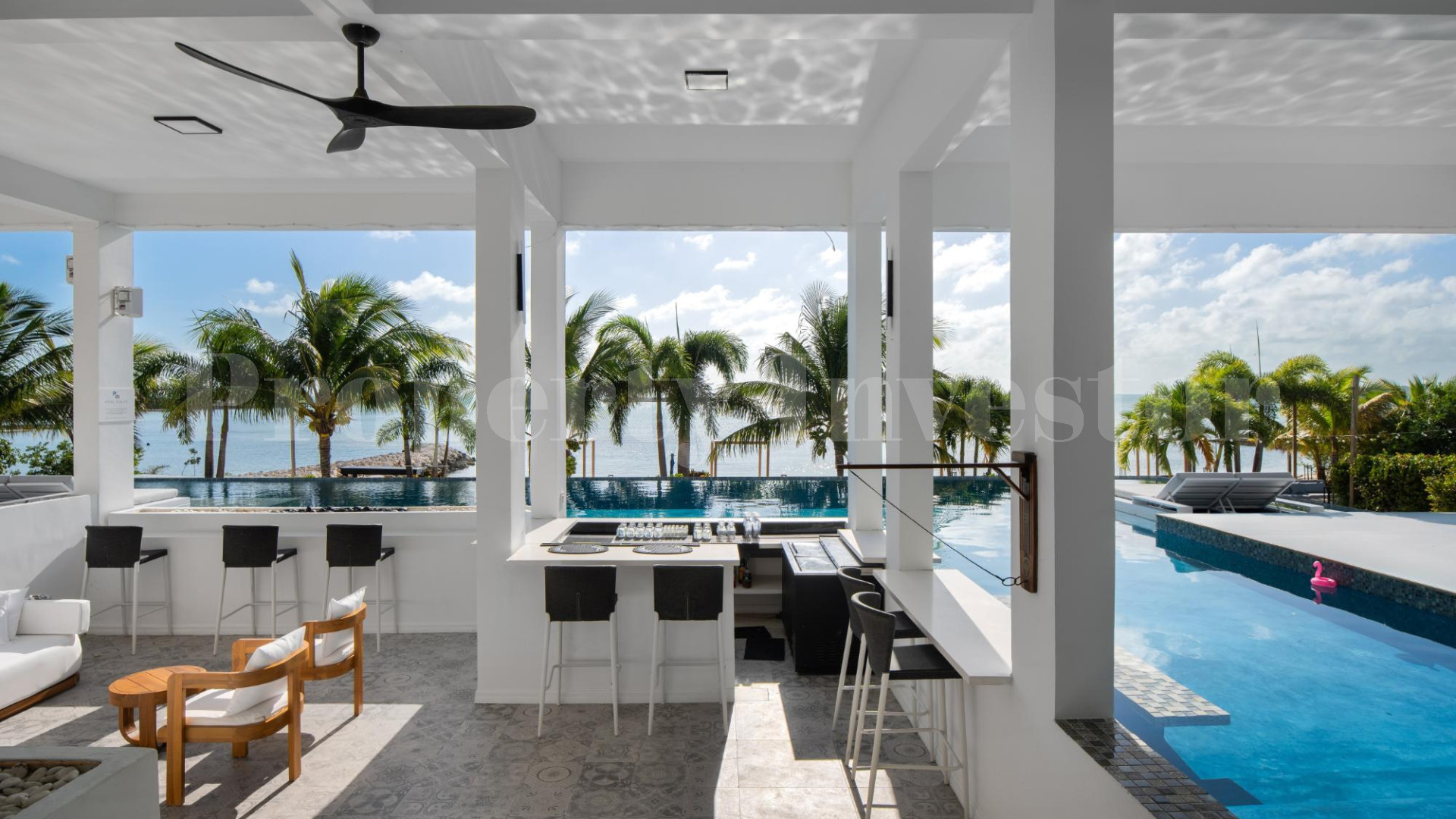 Premier 10 Bedroom Beachfront Trophy  Estate for Sale in Turtle Tail, Turks & Caicos