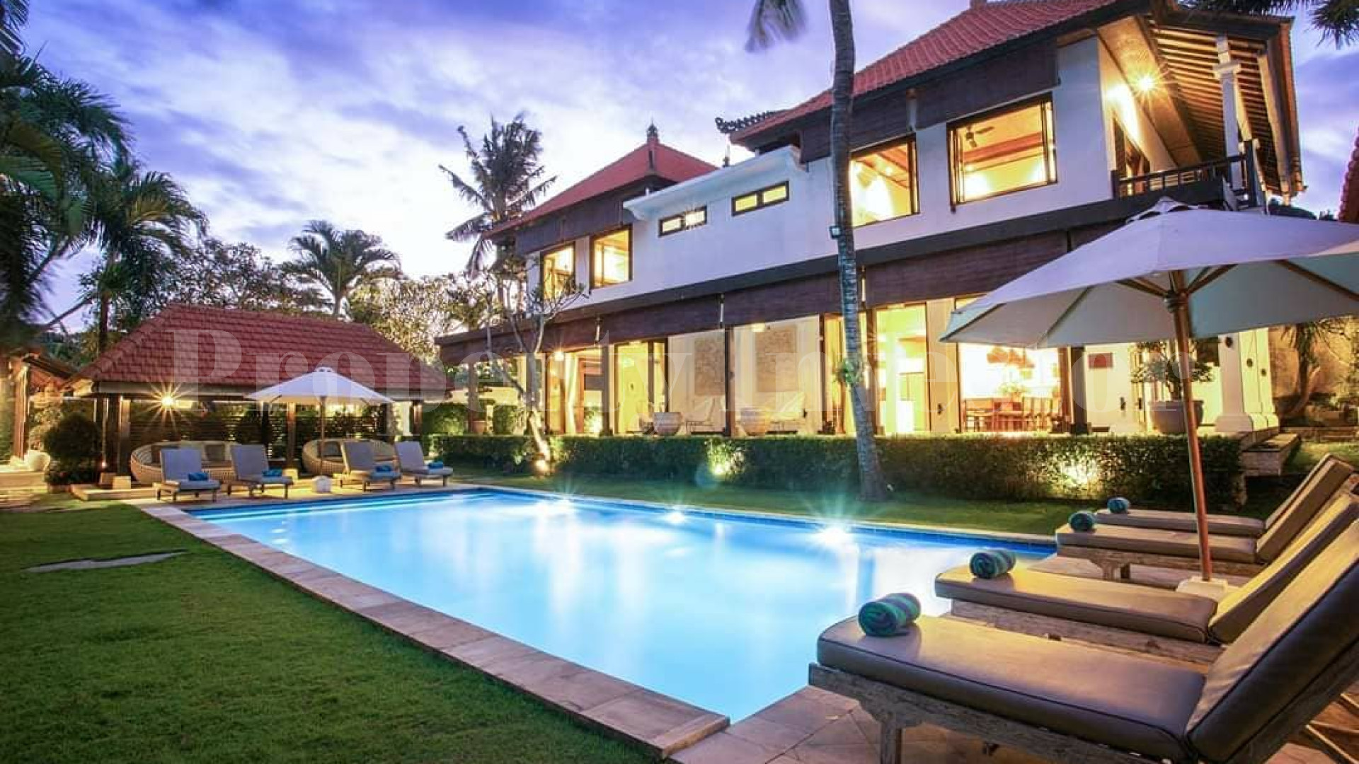 Spacious 7 Bedroom Contemporary Balinese Villa with Hotel License for Sale in Cemagi, Bali