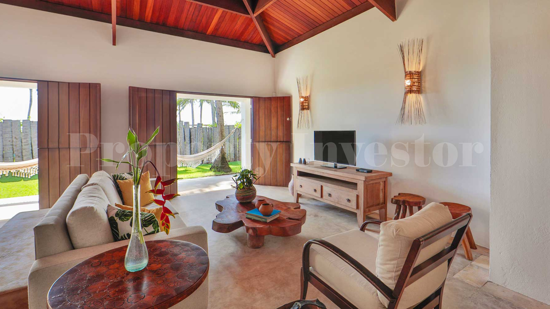 Stunning 8 Chalet Boutique Beachfront Hotel & Gourmet Restaurant Accessible to the Public for Sale in Japaratinga, Brazil