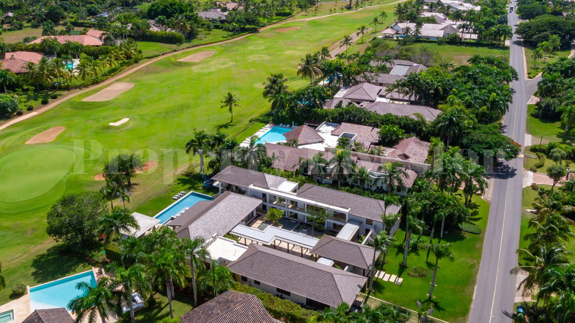 Изысканная вилла с 5 спальнями с изумительными видами на гольф поле и на океан в Ла Романа, Доминиканская республика