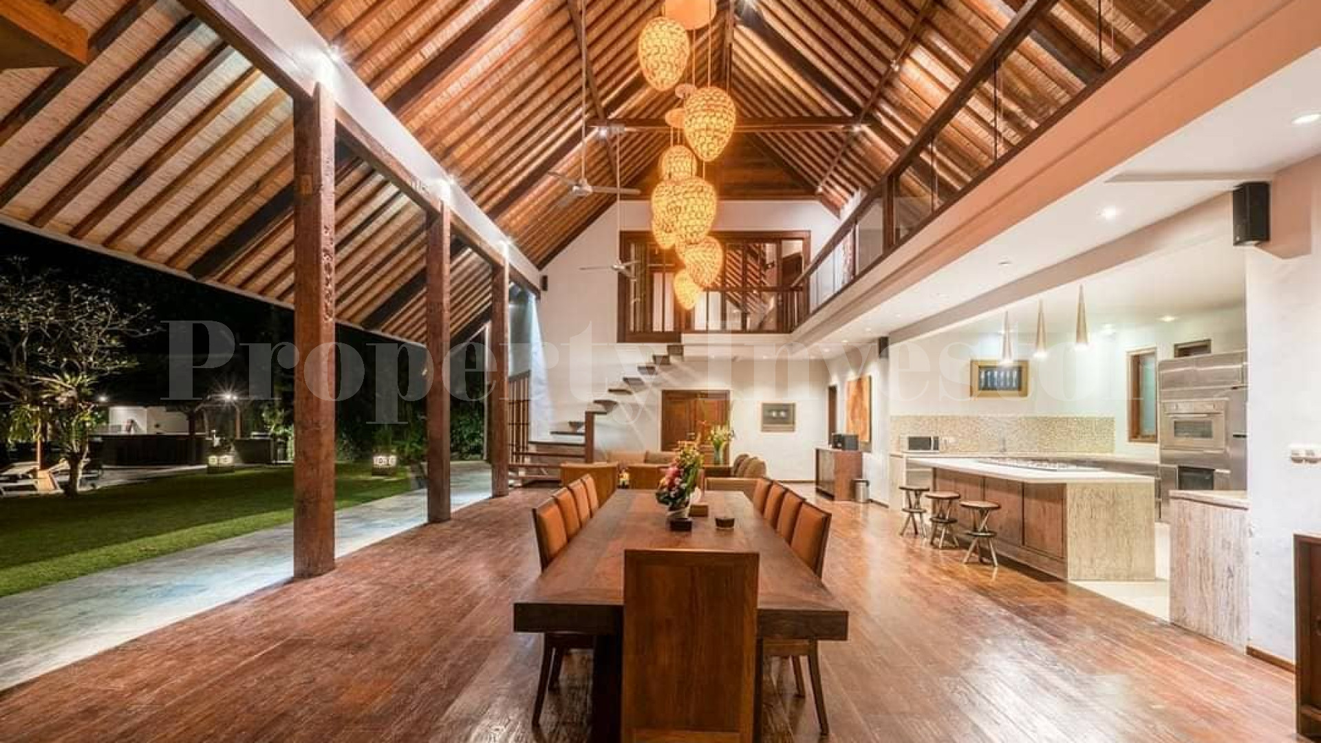 Expansive 7 Bedroom Private Estate with Beautifully Groomed Gardens for Sale in Kerobokan, Bali