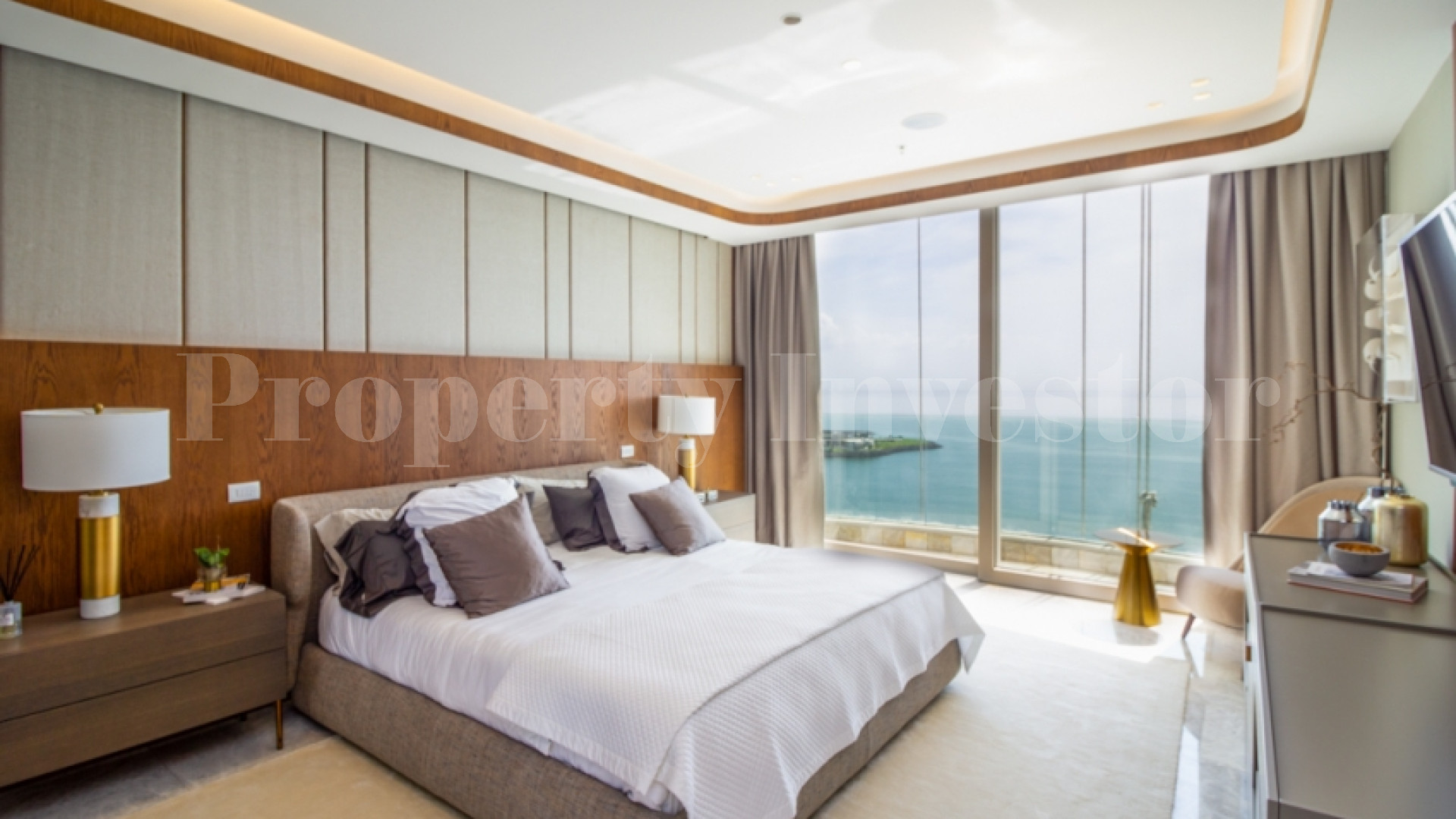 Восхитительные роскошные апартаменты на 3 спальни с изумительным видом на океан в Панама Сити, Панама