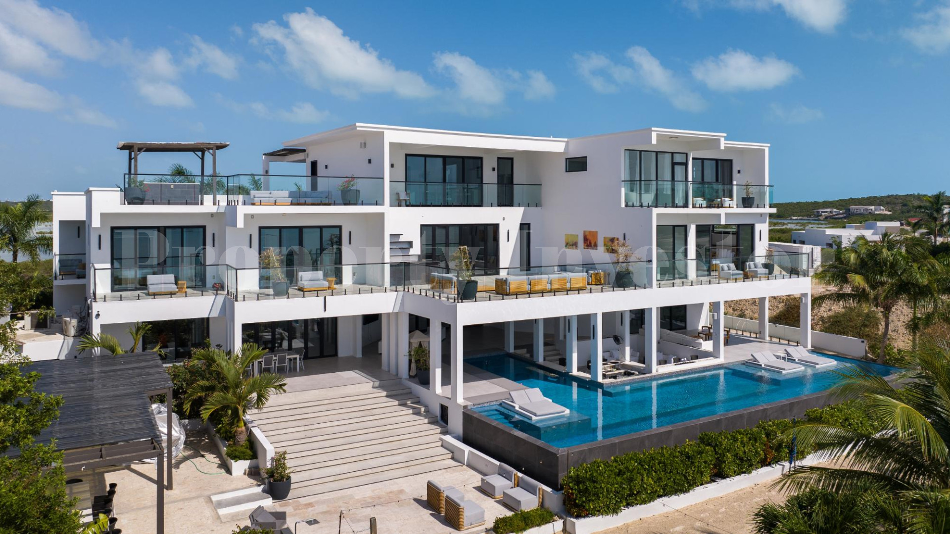 Premier 10 Bedroom Beachfront Trophy  Estate for Sale in Turtle Tail, Turks & Caicos