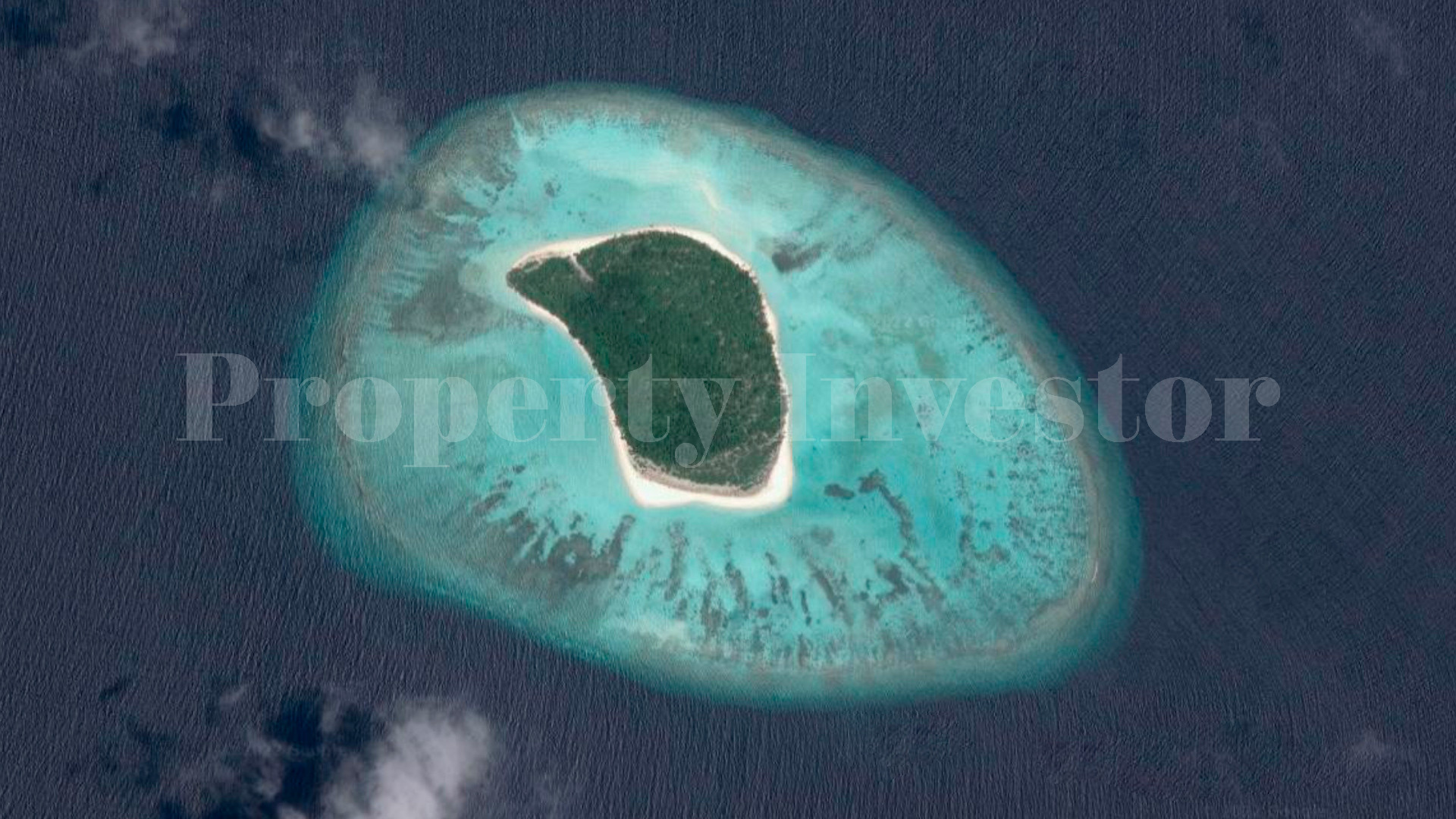 Живописный частный нетронутый остров 13 гектаров под коммерческое развитие на Мальдивах