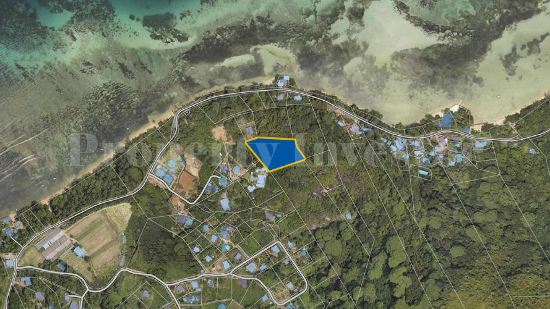 Beautiful 0.45 Hectare Sea View Lot Overlooking Popular Surf Spot in Seychelles