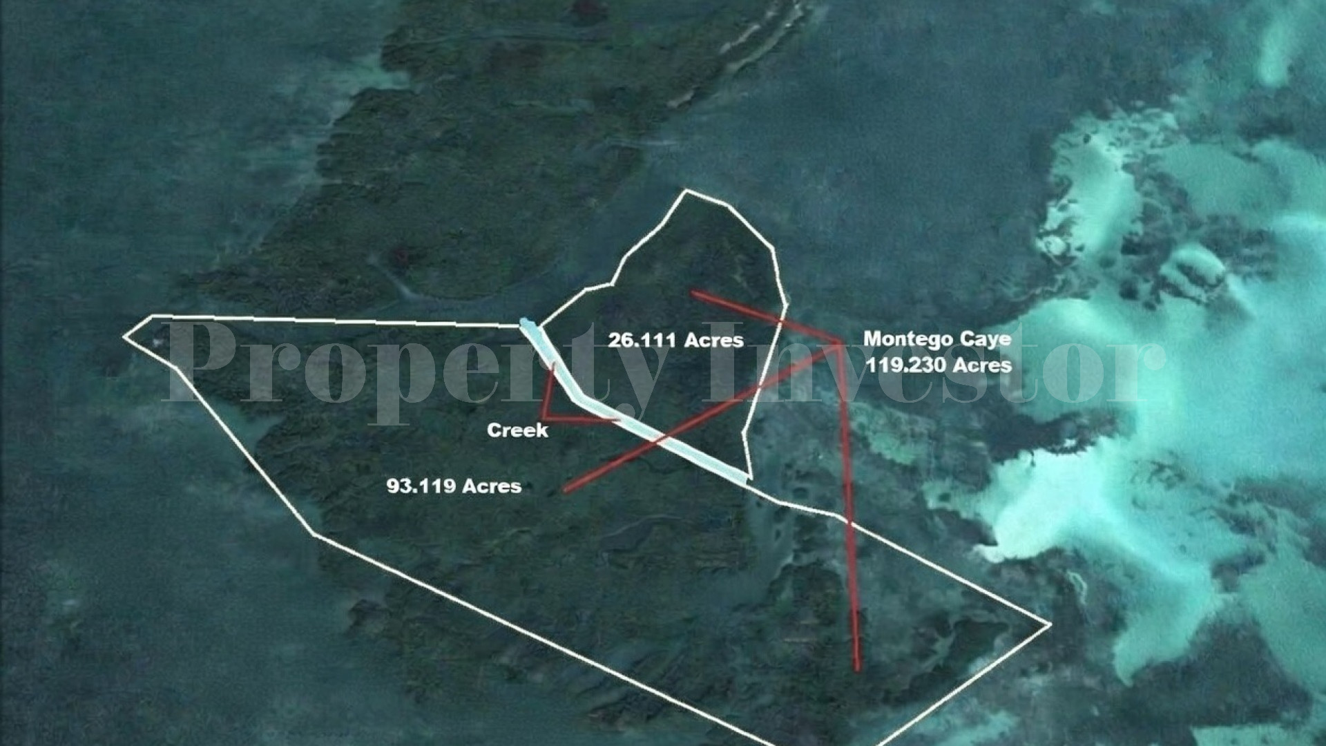Montego Caye — 120 акров девственного частного острова на продажу в Белизе