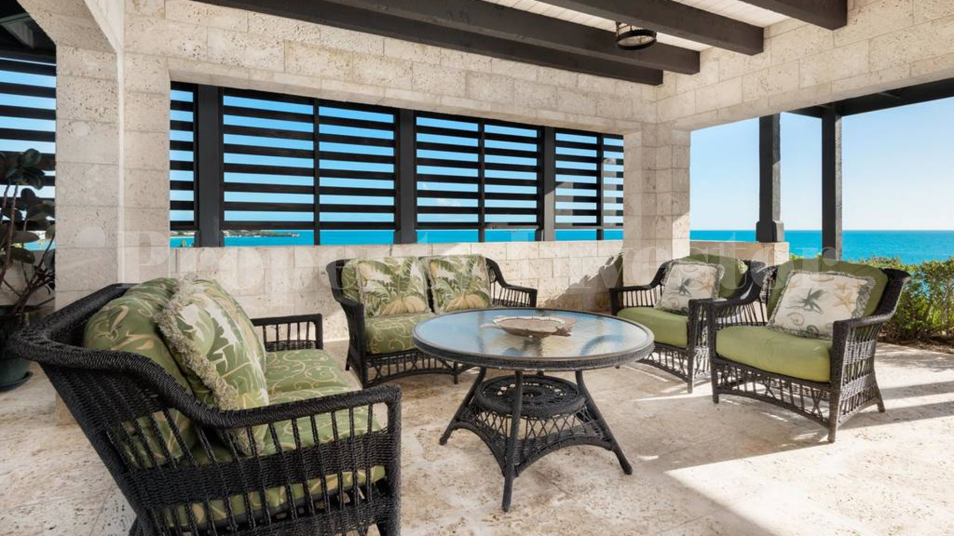 Incredible 6 Bedroom Luxury Oceanview Villa with Private Beach Access for Sale in Sapodilla Bay, Turks & Caicos