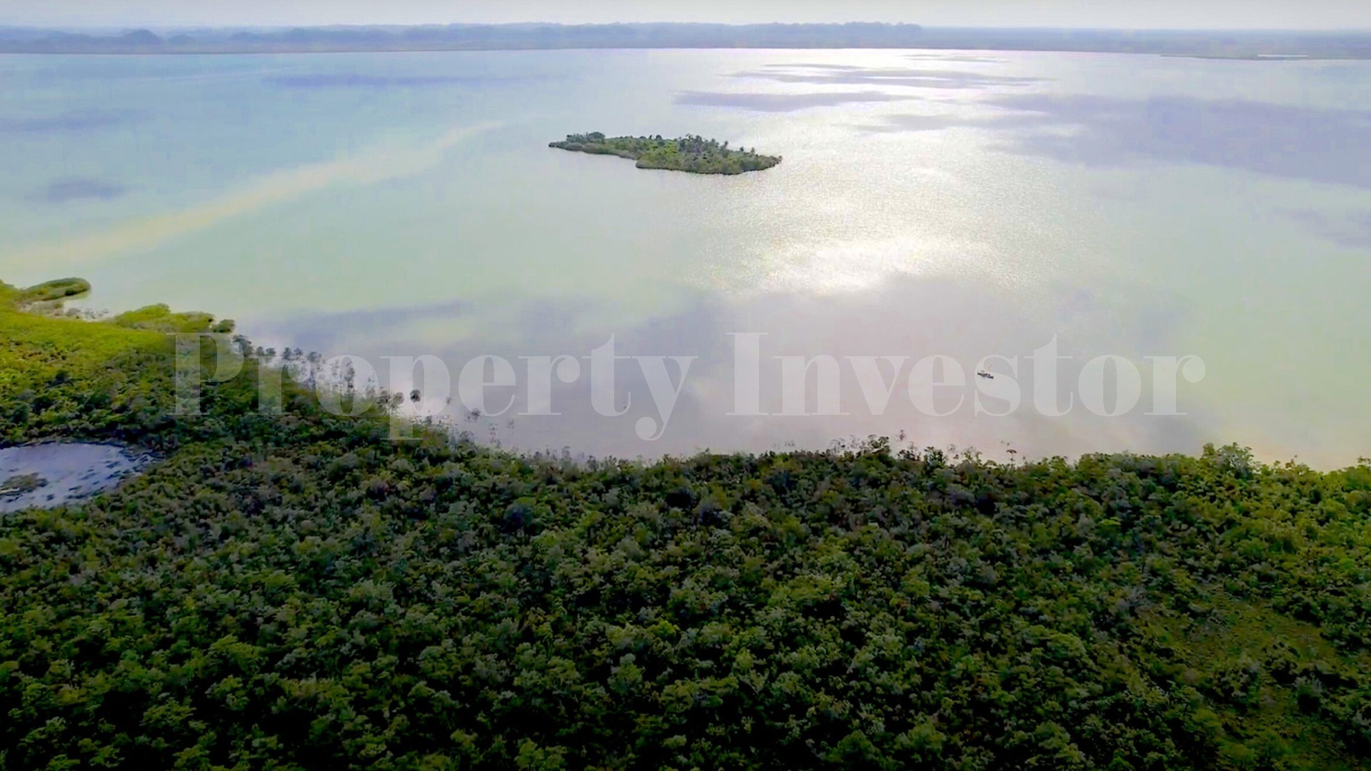 Stunning 8.5 Acre (3.4 Hectare) Private Virgin Island with Lush Vegetation for Development in Belize