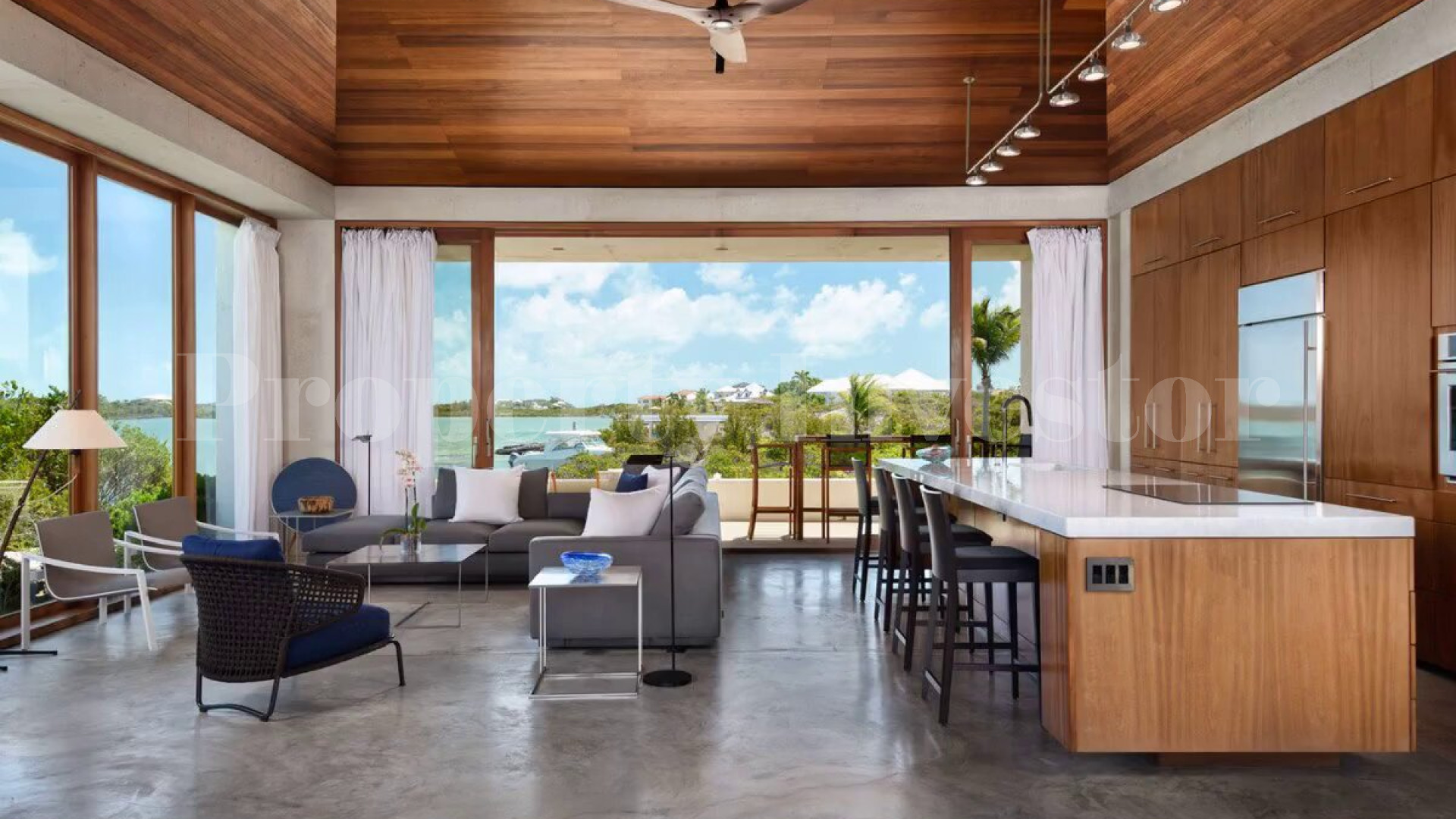 3 Bedroom Luxury Waterfront Designer Villa for Sale in Silly Creek, Providenciales, Turks & Caicos