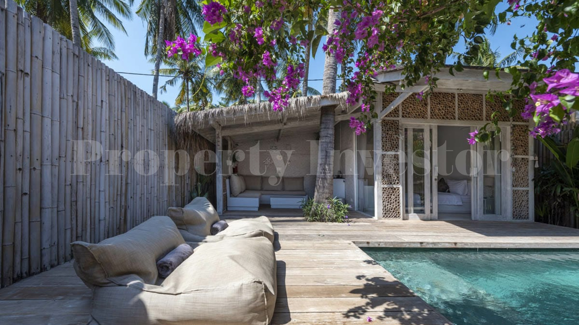 Charming 4* Boutique Hotel with 11 1-2 Bedroom Villas in the Gili Islands, Indonesia