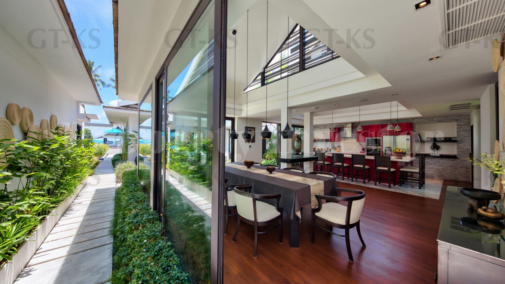 Unbelievable 5 Bedroom Luxury Beachfront Contemporary Thai Villa for Sale in Koh Samui, Thailand