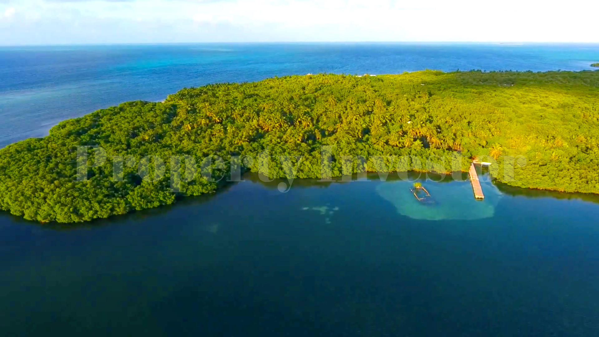 Perfectly Located 650 Acre Partially Developed Private Island Near the Famous Blue Hole, Belize