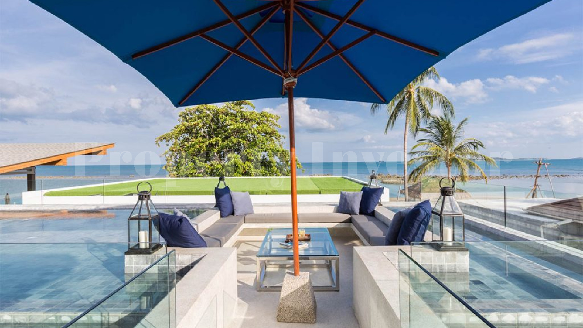 Breathtaking 6 Bedroom Beachfront Villa for Sale in Samui