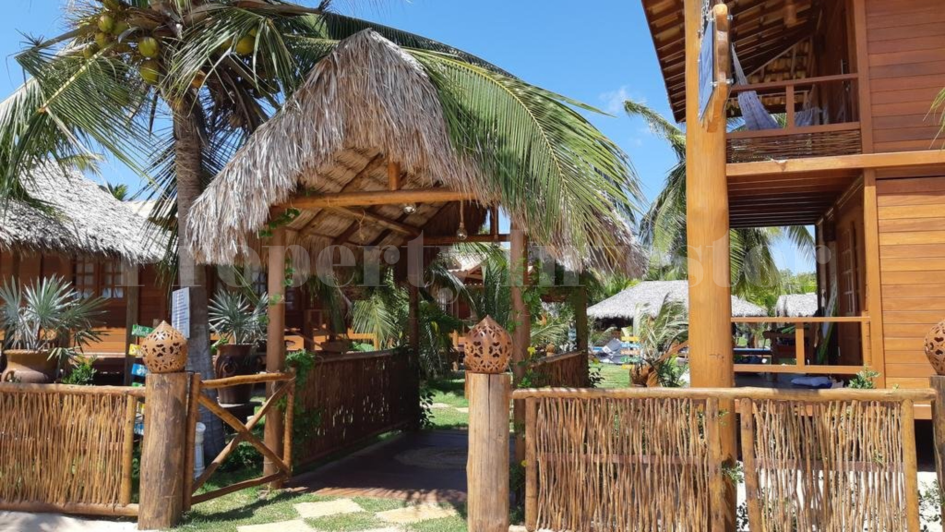 Fully Operational 10 Chalet Kite Surfing Hotel for Sale on Guajiru Island, Brazil