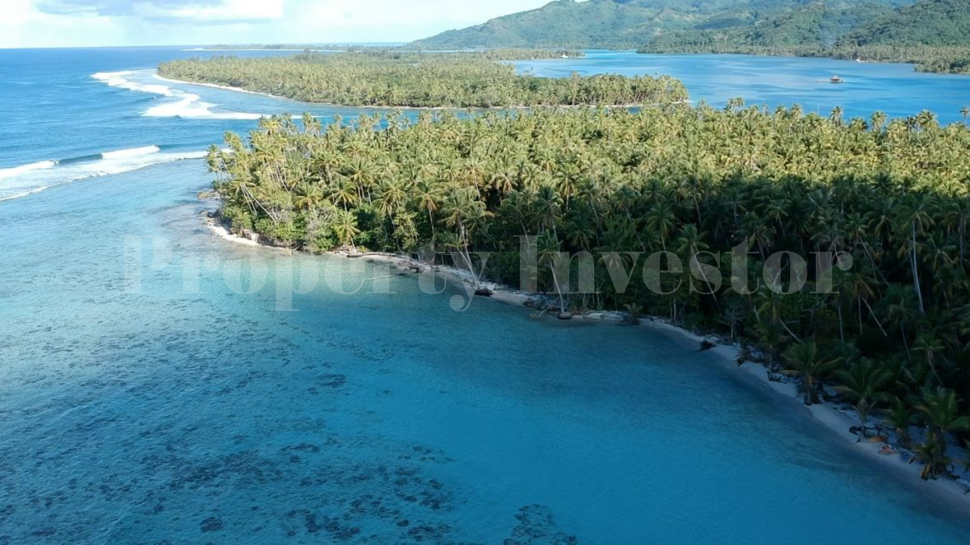 Продается частный остров 16,6 га в идеальном месте для развития в Хуахине, Французская Полинезия