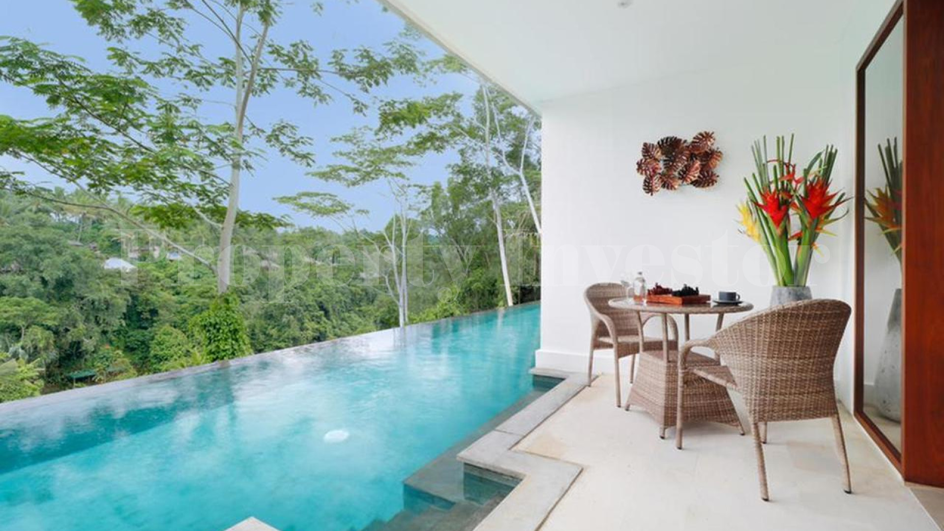 Продаётся 4* ретрит бутик отель на 18 номеров с бассейном с невероятным видом на джунгли на востоке Убуда, Бали