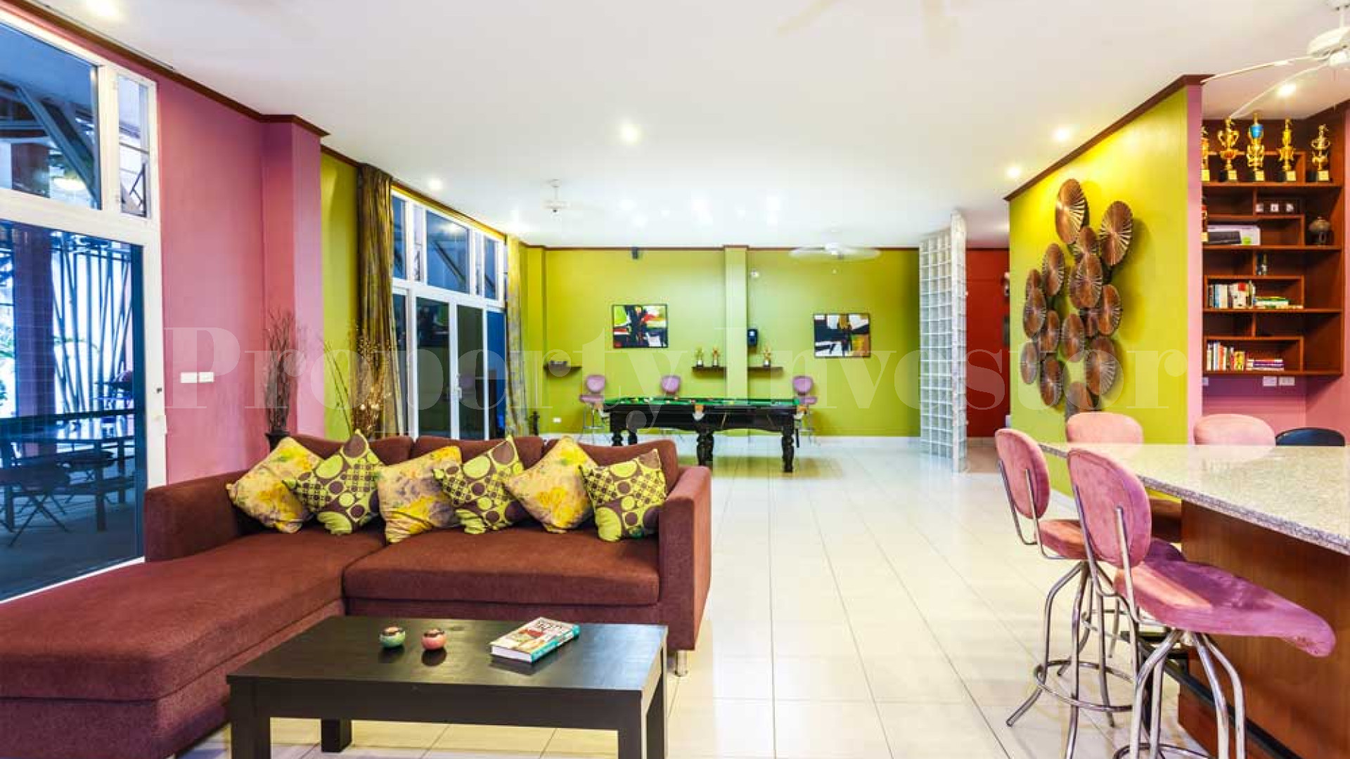 Colourful 4 Bedroom Tropical Villa for Sale in Absolute Centre of Patong, Phuket
