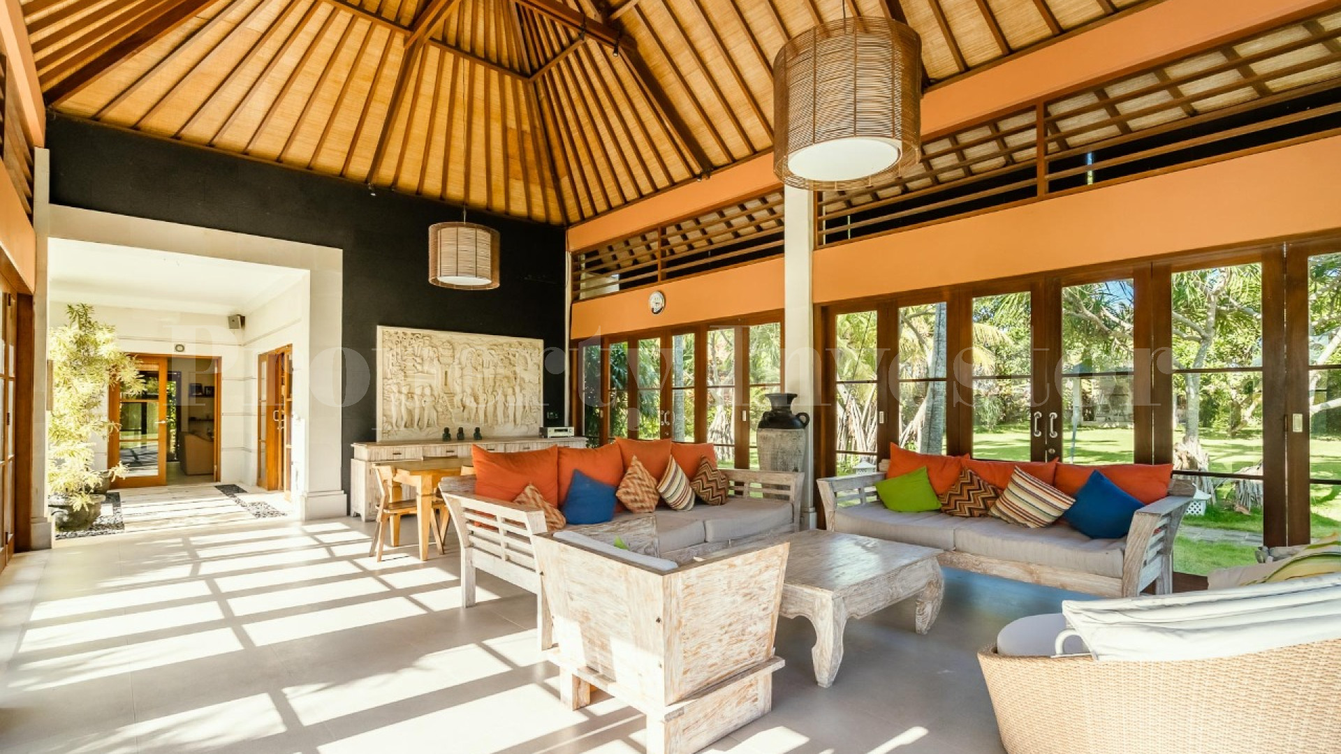 Spacious 6 Bedroom Modern Villa with Lush Gardens & Amazing Sunset Views for Sale in Pererenan, Bali