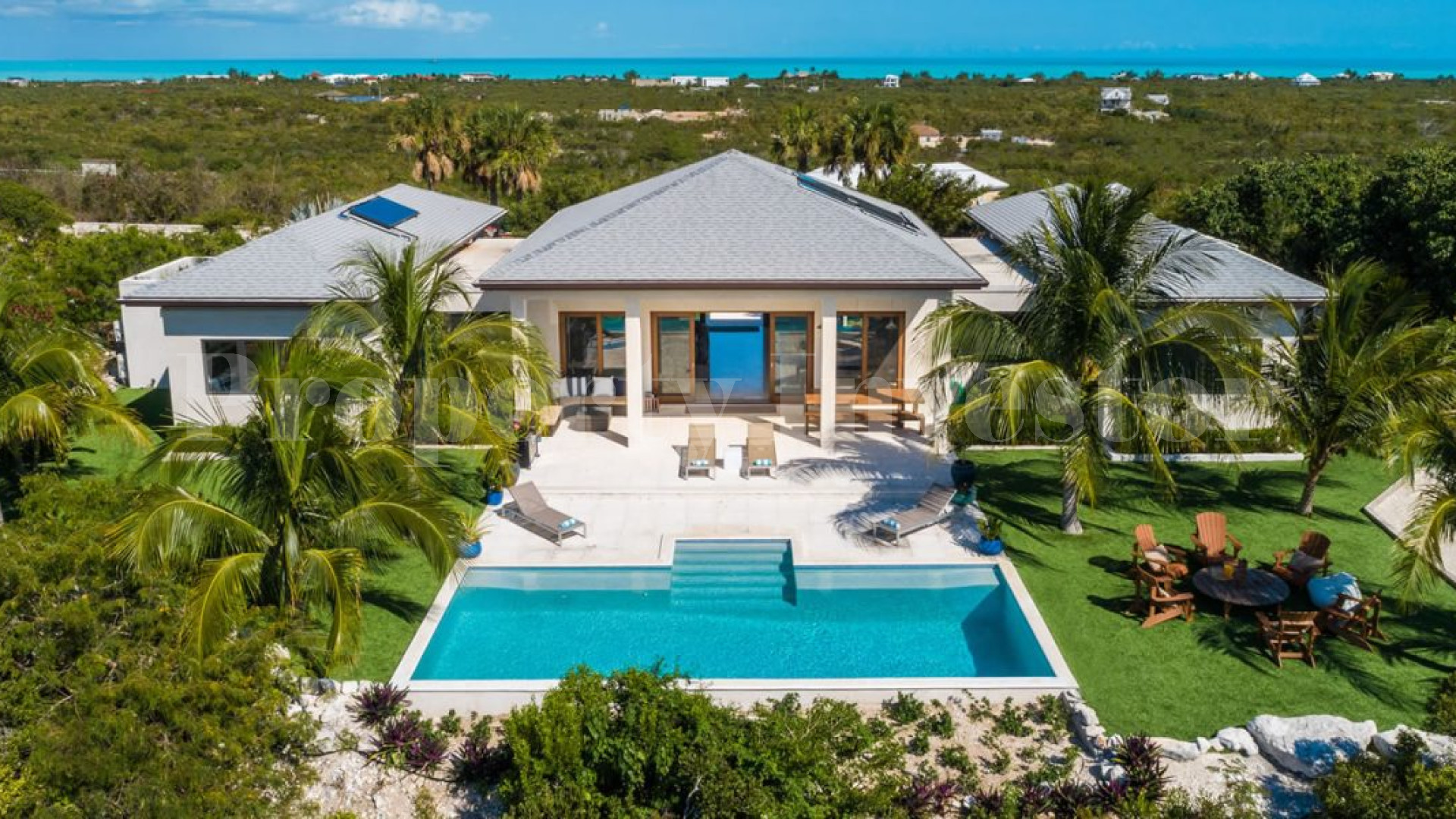 Custom Built 4 Bedroom Oceanview Villa with 360 Degree Panoramic Views for Sale in Turks & Caicos