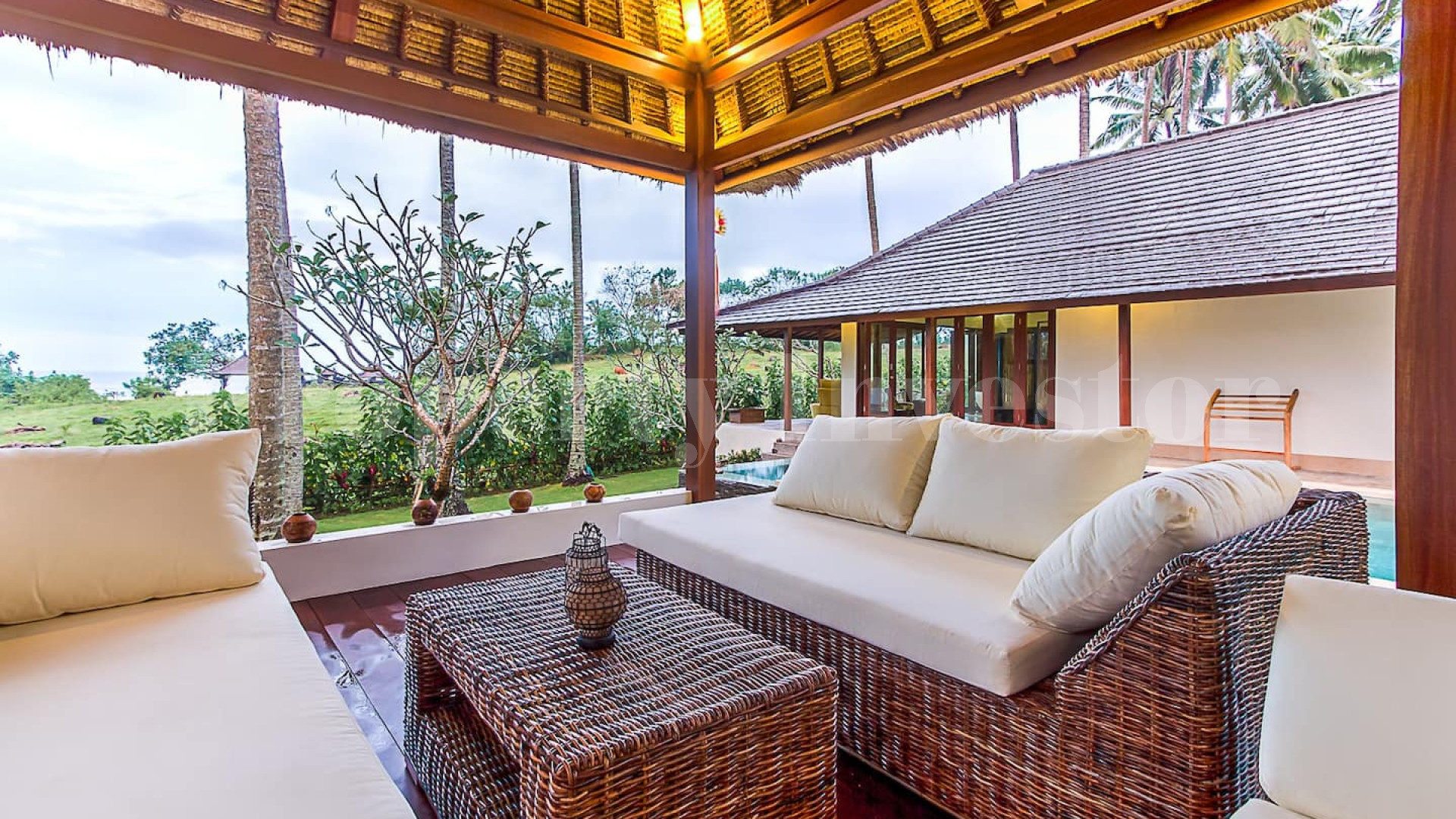 Stunning 4 Bedroom Modern Balinese Oceanfront Villa for Sale in Tabanan, Bali