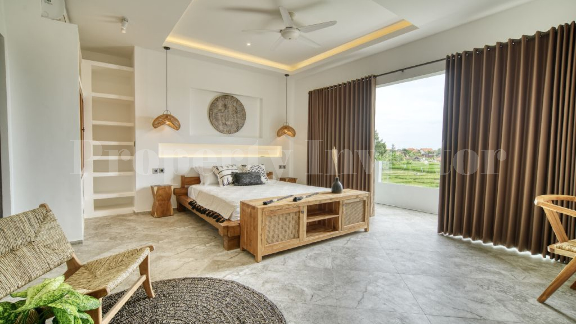 Стильная роскошная вилла на 2 спальни на пляже в Чангу-Переренан, Бали