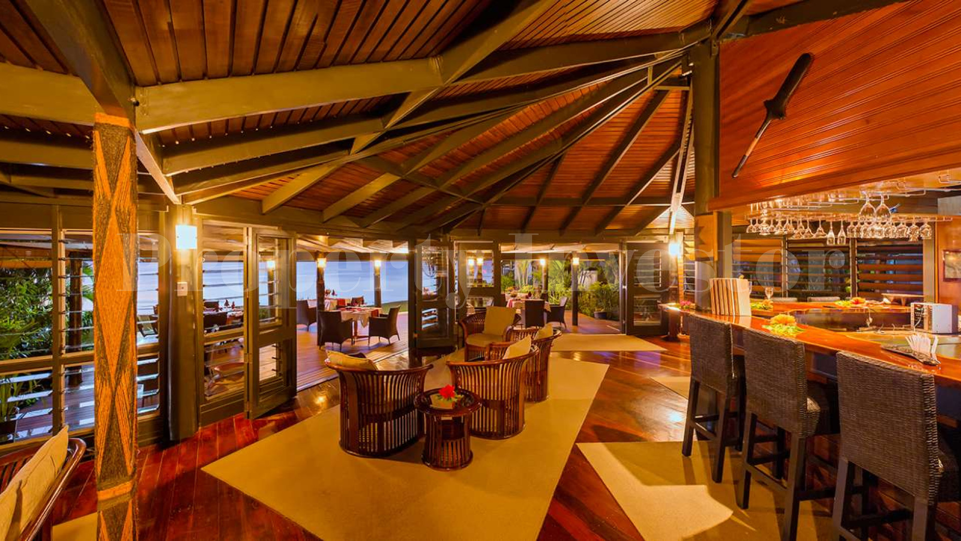 Award Winning 11 Villa Luxury Boutique Clifftop Resort for Sale on Taveuni Island, Fiji