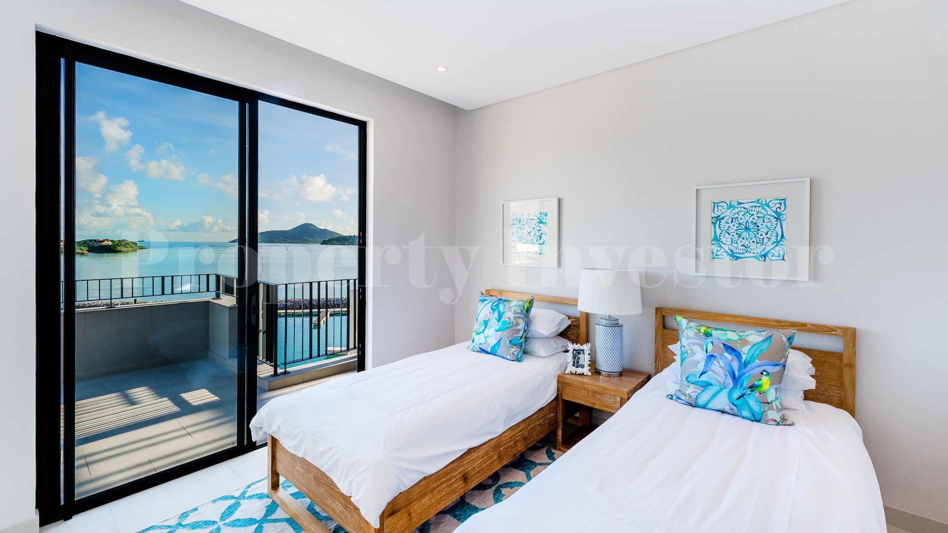 Эксклюзивный роскошный пентхаус на пляже с 4 спальнями с дизайнерским ремонтом на Сейшелах (Пентхаус D)