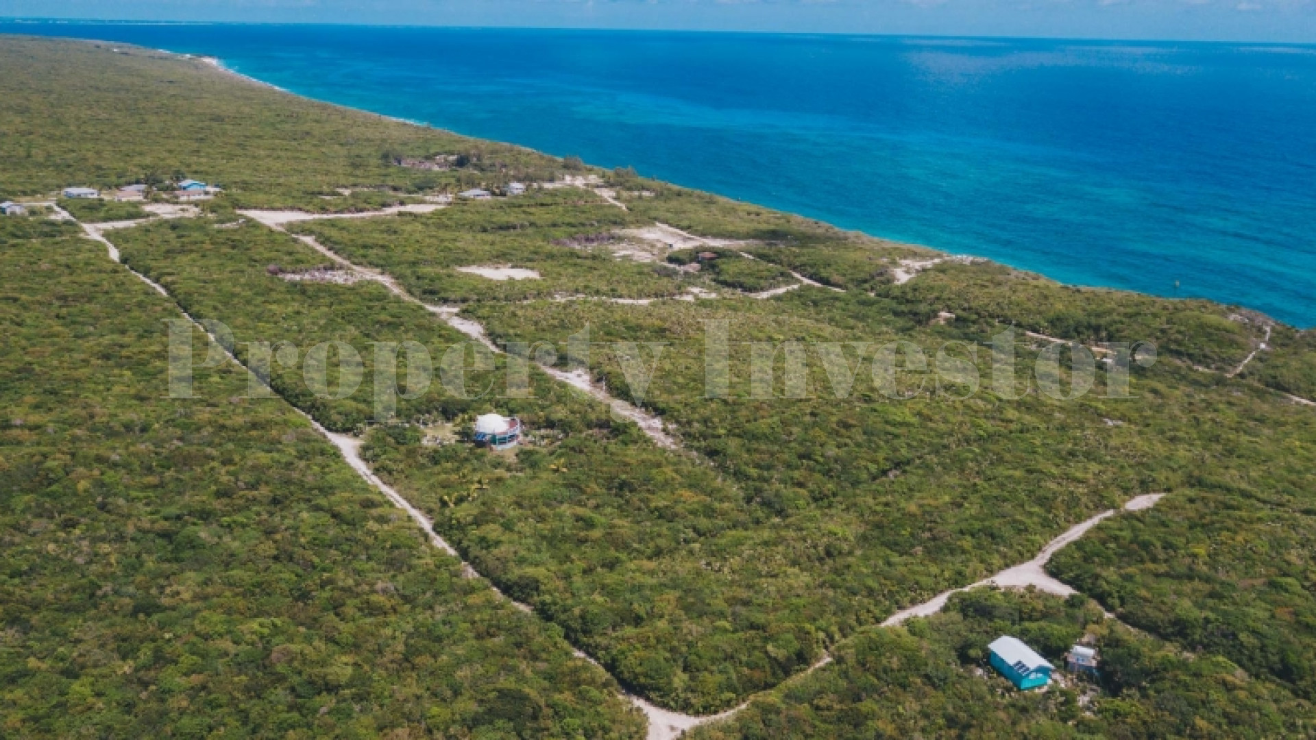 Видовые участки земли на берегу океана от 9,6 соток на Эльютере, Багамы